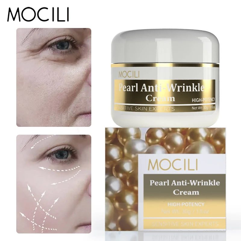 

Pearl Anti-Wrinkle Cream Lifting Firming Anti-Aging Moisturizing Improves Sagging Skin Lightens Fine Lines Nourishes Facial 30G