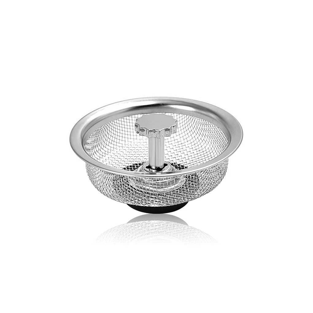 

Sink Strainer Screen Drain Mesh Home Filter Residue Stopper Anti-Clogging Shower Filtering Hair Catcher Household Accessory