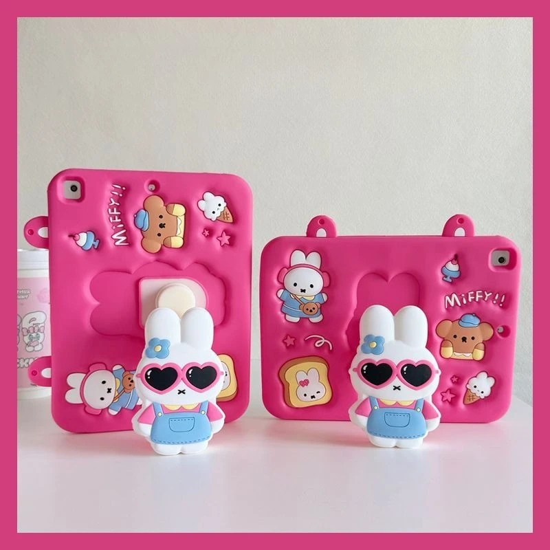 Фото Аниме-чехол Miffy для Apple iPad 12 Air 8, плоский корпус, привлекательный дизайн, мультяшный, хит продаж, новинка, оптом, качественные товары, простой и практичный. №2