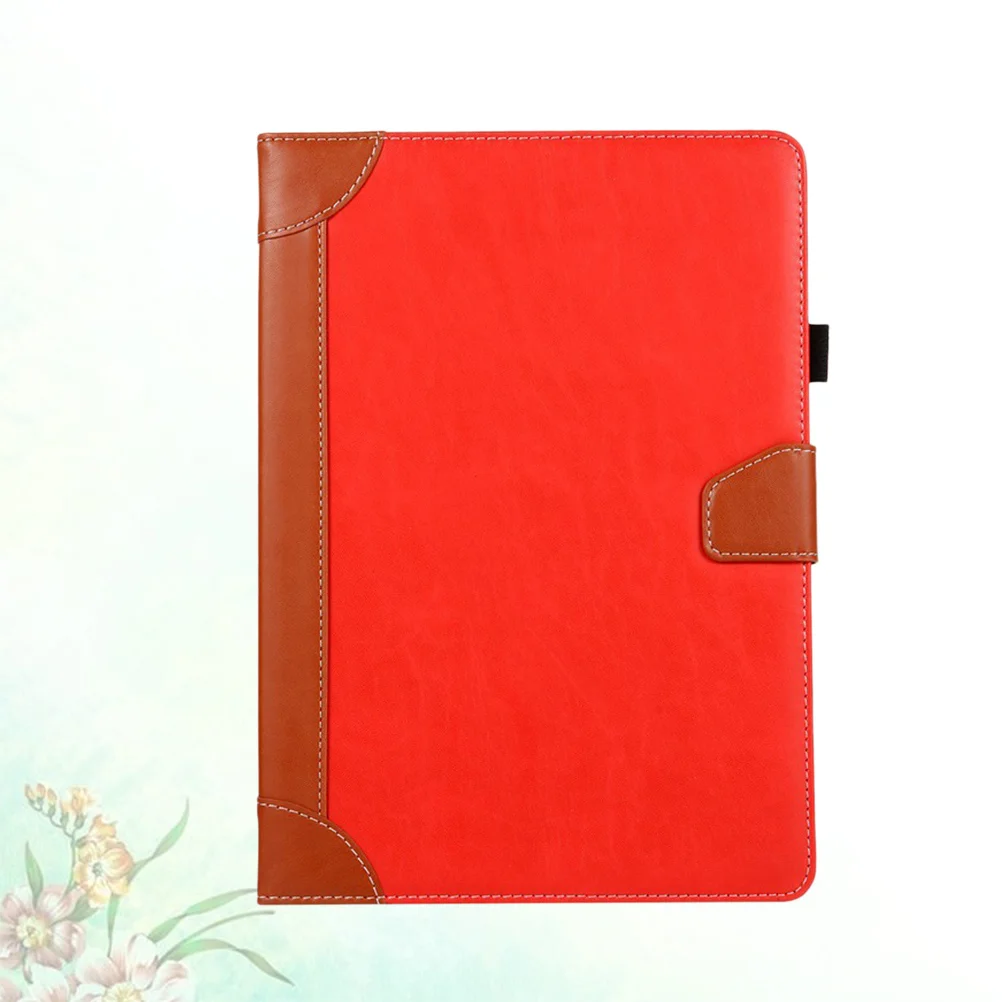 

Fashion Practical Tablet Cover Leather Protective Tablet Shell Compatible with 10.2/10.5 (Red)