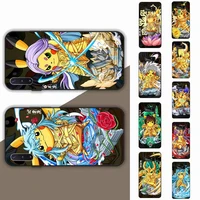 bandai 12 constellations pikachu phone case for samsung note 5 7 8 9 10 20 pro plus lite ultra a21 12 72