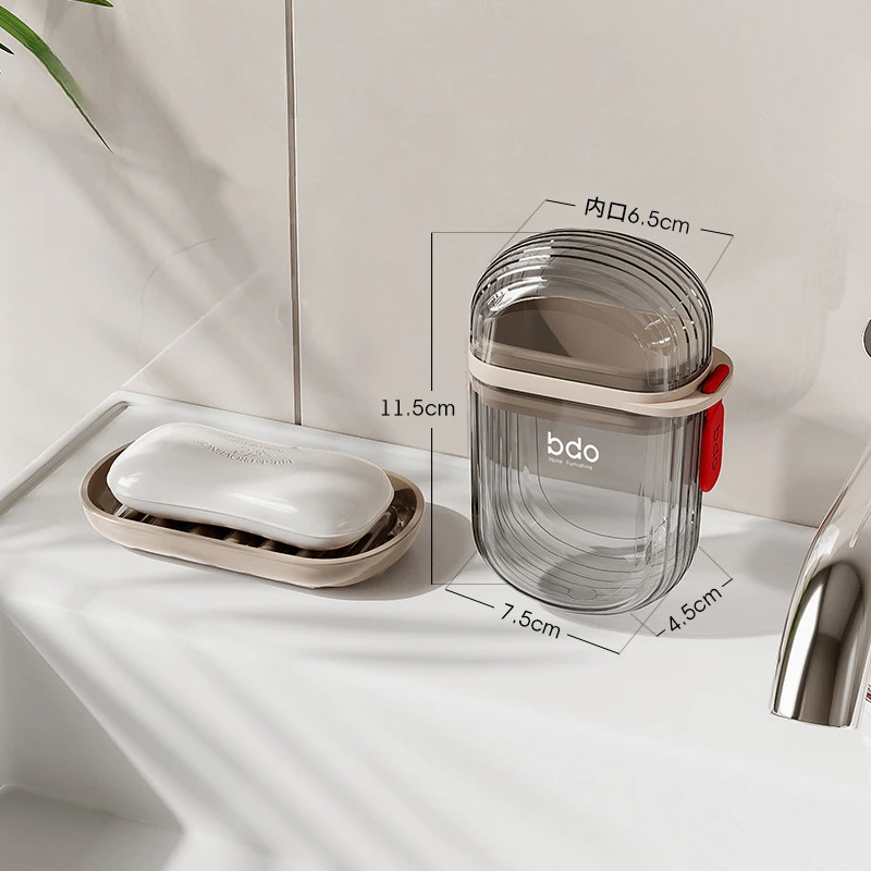 1 шт. портативная мини-мыльница для путешествий с герметичным сливом и крышкой