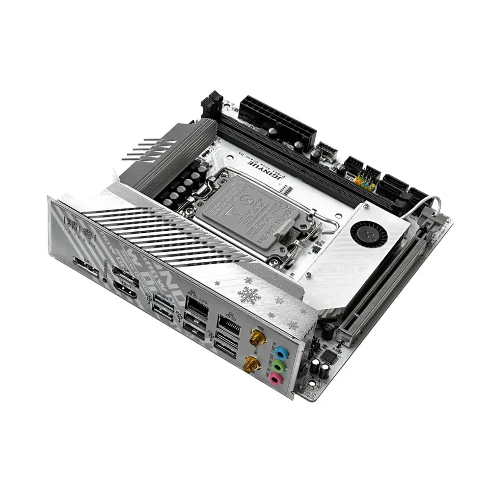 Материнская плата JGINYUE B760i LGA 1700 поддержка Intel Core 12th 13th DDR5 оперативная память