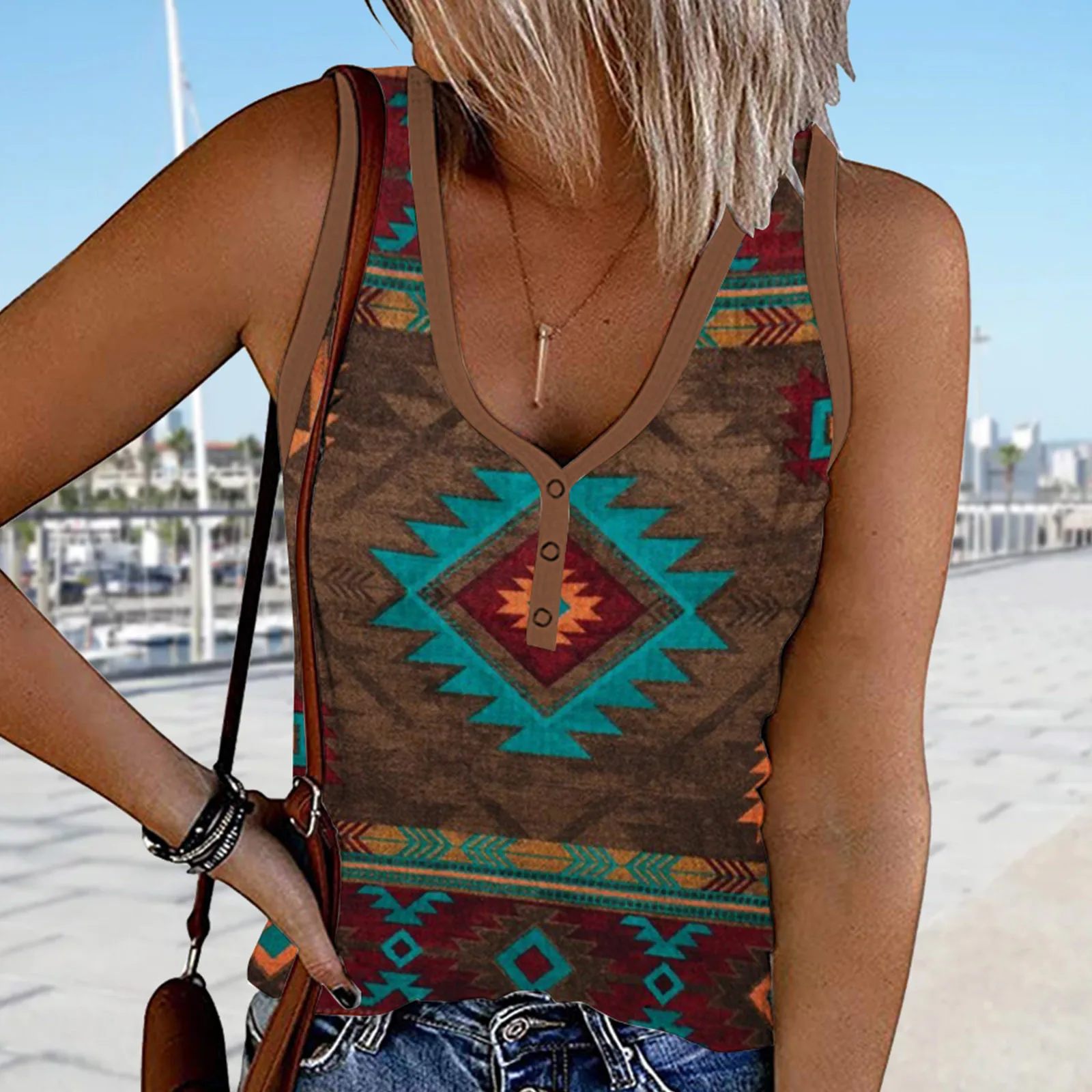 

Топ женский трикотажный в рубчик, с V-образным вырезом, без рукавов