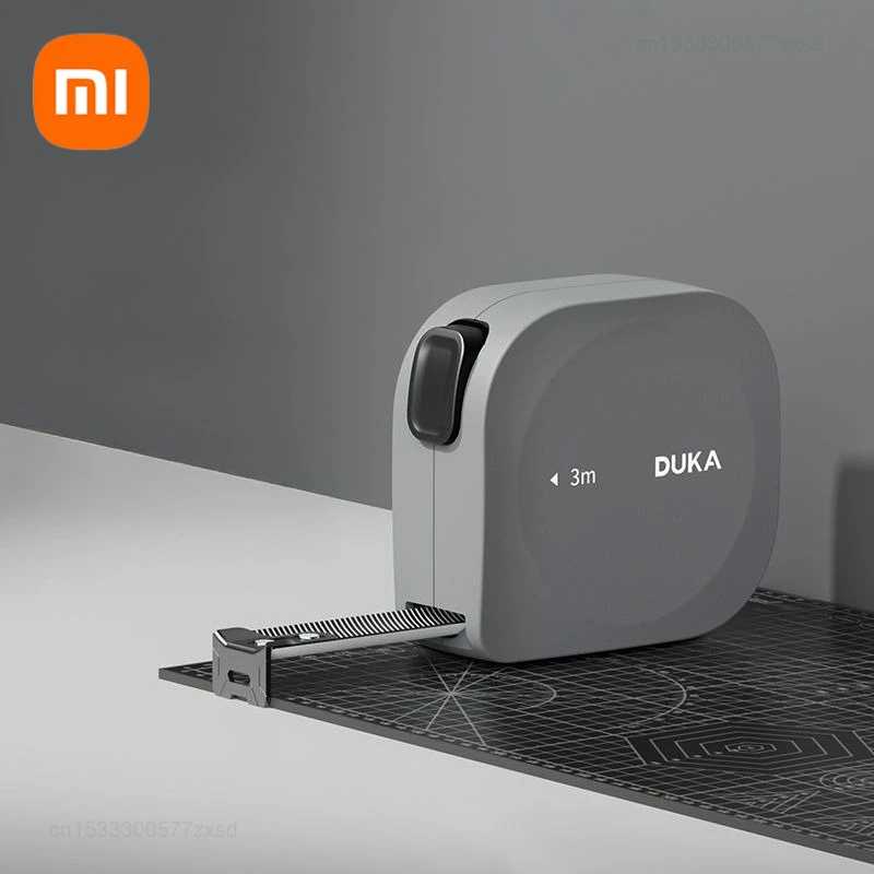 Фото Xiaomi DUKA стальная рулетка бытовая утолщенная закаленная линейка прецизионная шкала портативная самоблокирующаяся измерительная линейка для рисования №1