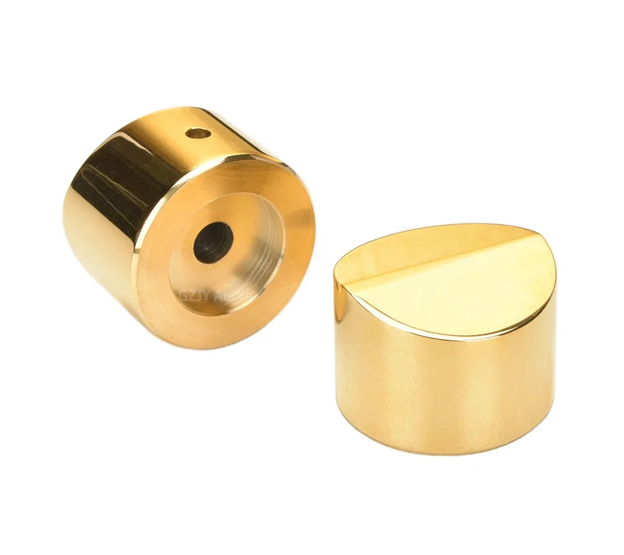 Ручка из нержавеющей стали высокой яркости ручка золотого потенциометра