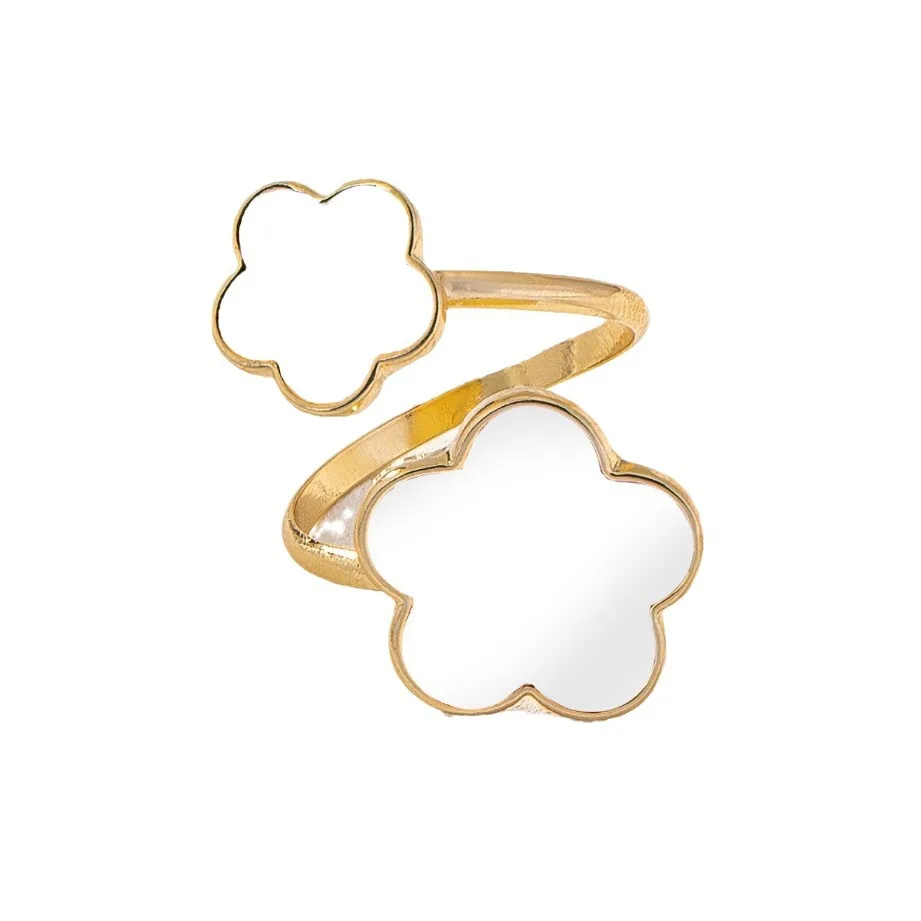 Модные счастливые пятилепестковые Цветочные пятилистные клеверные Цветные