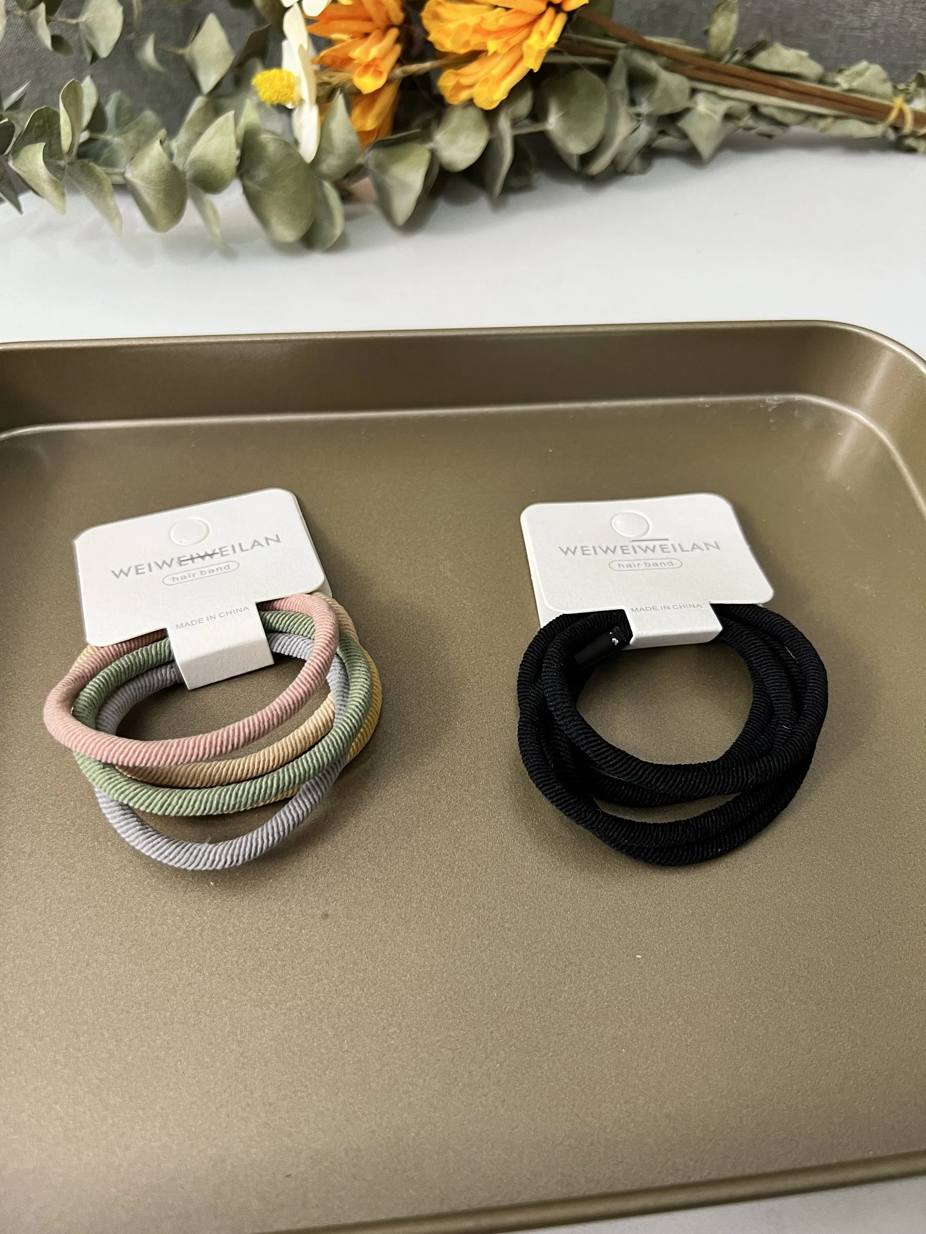 5 шт. красочные нейлоновые эластичные резинки для волос см |