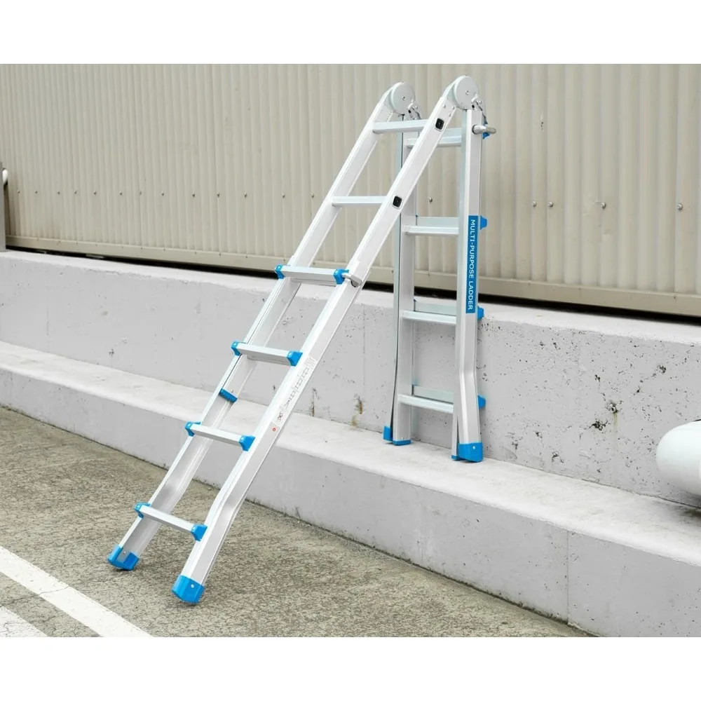 Escalera Articulada Plegable Telescópica Многофункциональный Aluminio 4x4 Escalones 3,98м (art.: 3920d27ffda26) - 3920d27ffda26