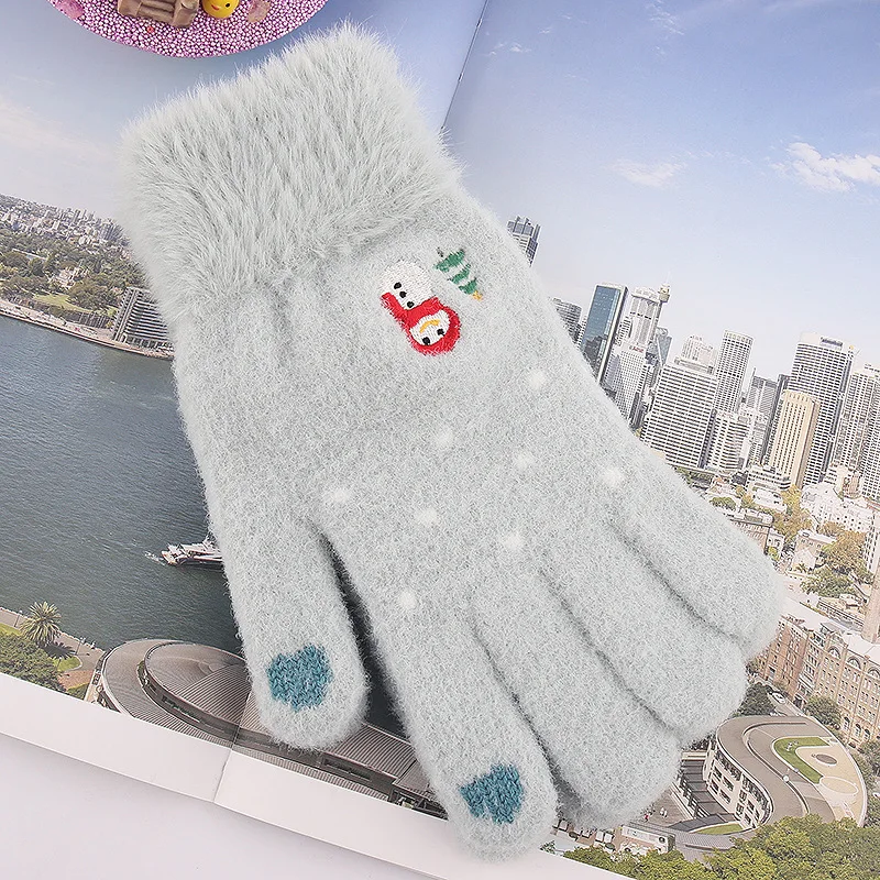 Mens Ski Gloves Winter Warm Gloves Outdoor Windproof Gloves Slip Snowboard Gloves