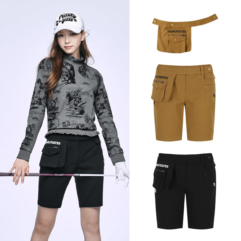 

Spring New Korean Outdoor Casual Golf Womens Short Pants Tennis Badminton Moisture Pants