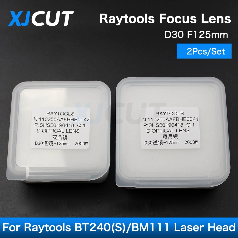 

Оригинальный фокусный объектив XJCUT Raytools d30 мм f125мм 2000 Вт для Raytools BT240/BT240S/BM109/BM111 Волоконно-Лазерная режущая головка