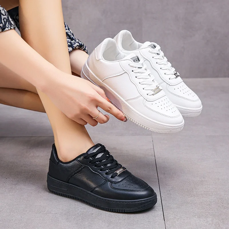 

Кроссовки женские на толстой подошве, Вулканизированная подошва, Спортивная повседневная обувь, большие размеры 42, весна