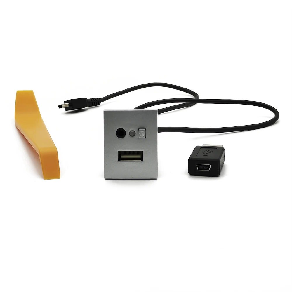 

Для Ford Focus 2 MK2 2009 2010 2011 C-MAX Kuga Mk1 Автомобильный USB AUX входной адаптер Мини-кабель USB-разъем Интерфейсный переключатель Аксессуары
