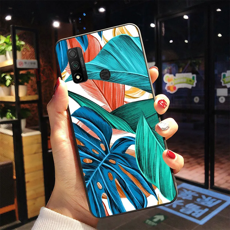 Силиконовый чехол для Huawei P Smart 2020 _ 6 21 дюйма милый из ТПУ телефона PSmart задняя