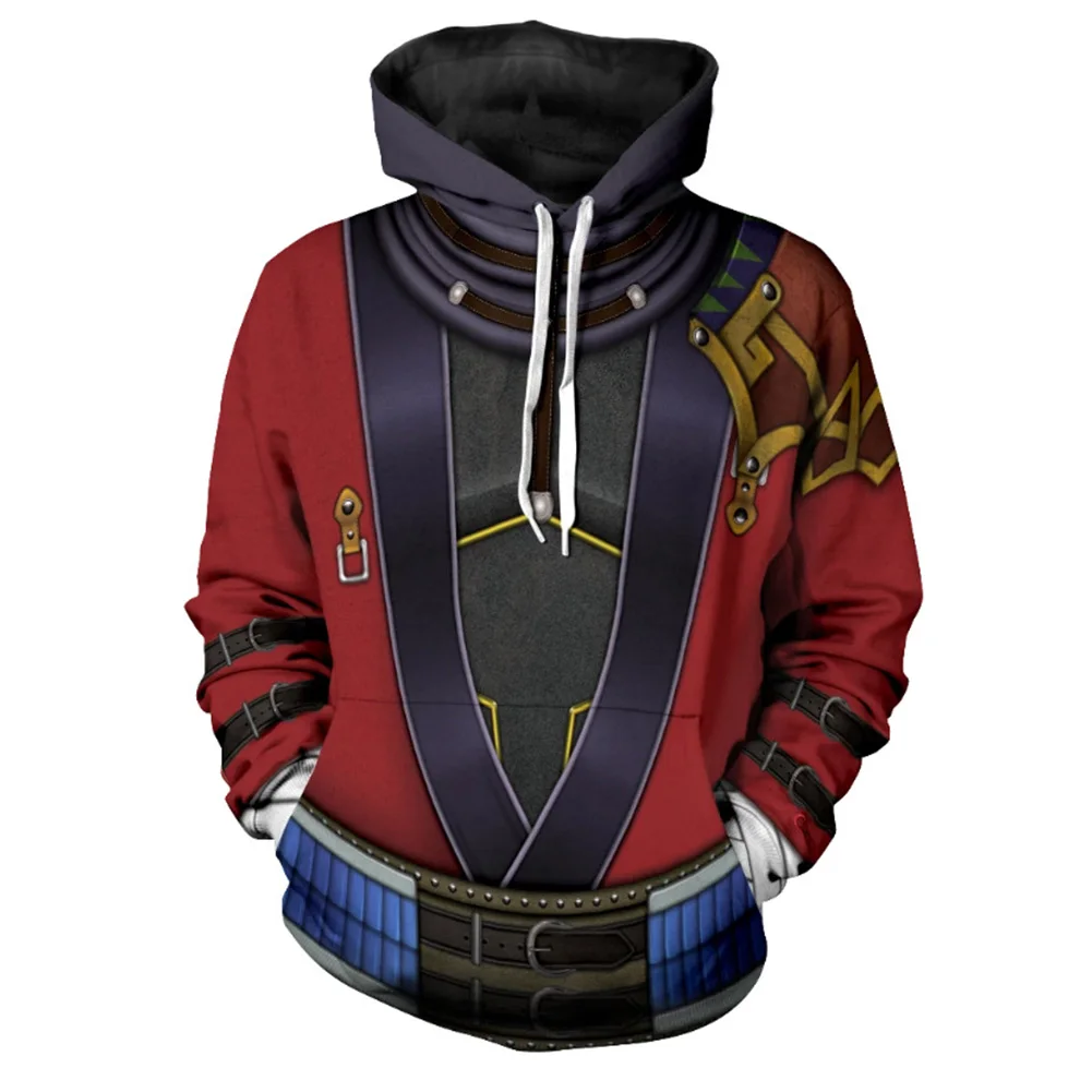 

Final Fantasy FF Auron Cosplay Hoodie Adult Hooded Sweatshirt Pullover Coat