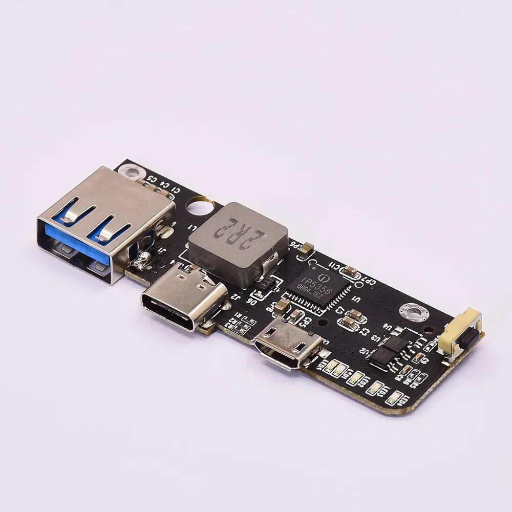 

DC 5 В 9 В 12 В USB Type-c QC PD 3.0 3,7 В 18650 Литий-ионный аккумулятор Плата быстрой зарядки Модуль быстрого зарядного устройства DIY Power Bank Телефон