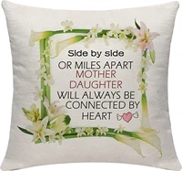 women mum pillow cover mother pillowcase mom gifts from daughter mothers day birthday christmas the love between mother