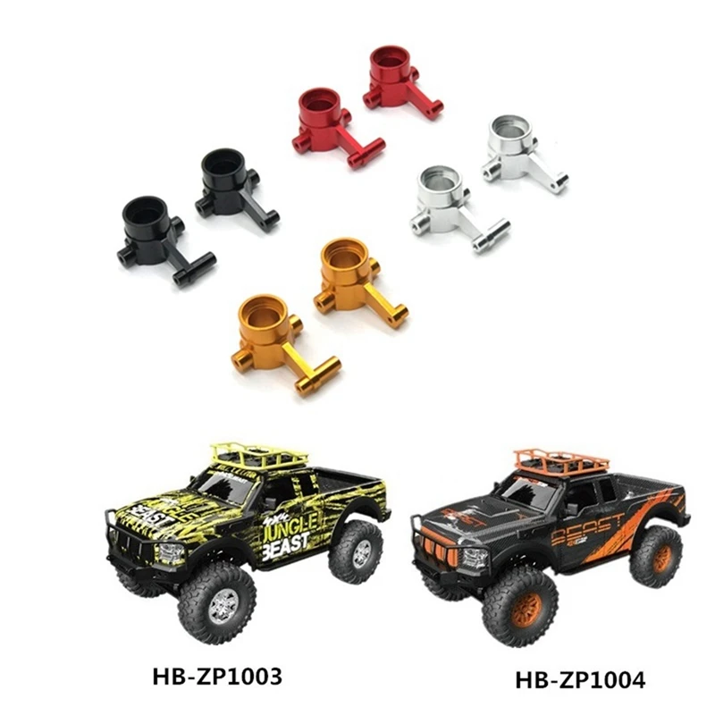 Металлические передние блоки поворотного кулака для HB Toys ZP1001 ZP1002 ZP1003 ZP1004 ZP 1001 1/10