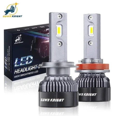 DAWNKNIGHT K5C Mini 40W H7 H4 Long Life Version Светодиодная лампа для фар 4300K K6C Led HB3 H11 Лампа H1 HB4 Светодиодные фонари для автомобиля 12 В