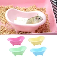 pet mouse bathing bathtub plastic bathtub hamster bathing supplies toy little pet bathroom pet rat cage accessories pet toilet