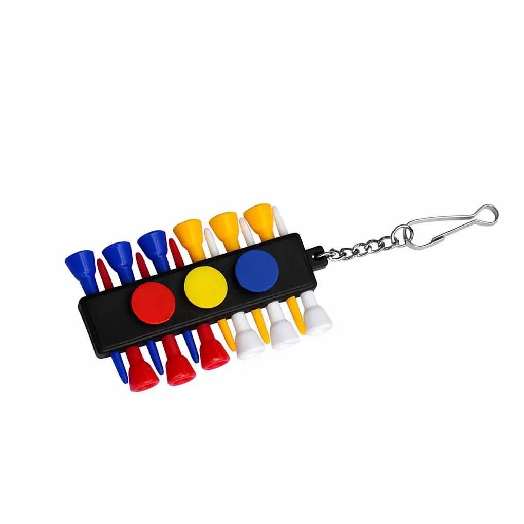 

12X Golf Tee Ball Holder Space Saving Multipurpose Stable Structure for Beginners Exquisite Smooth Surface Training Prop