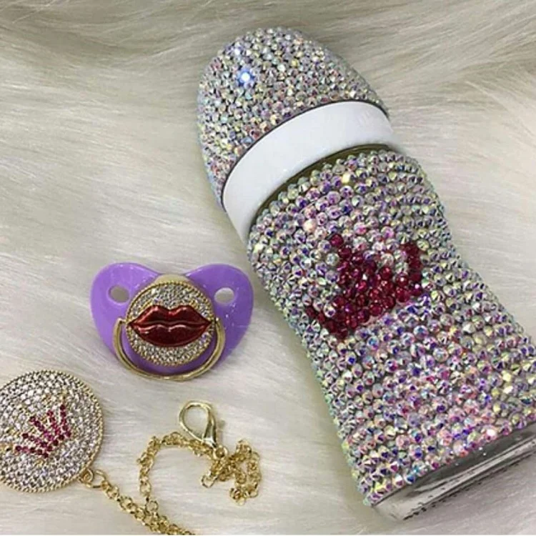 

Newborn Baby Bottles Breast Milk Anti-Colic Feeding Bottles Slow Flow Breastfeeding Glass Bottle