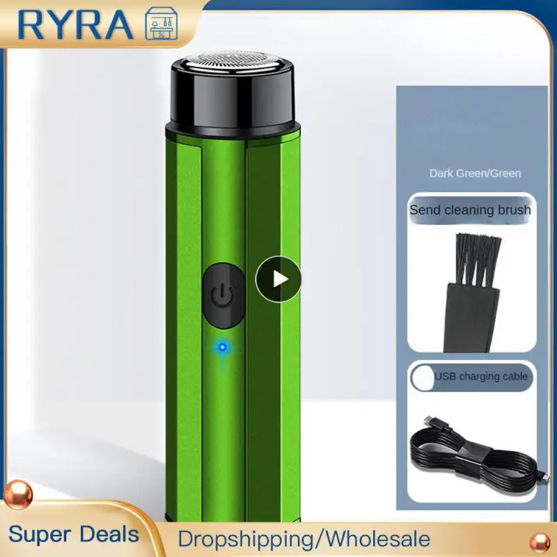 Long-lasting Portable Washable Car Rechargeable Razor Travel Car Mini Professional