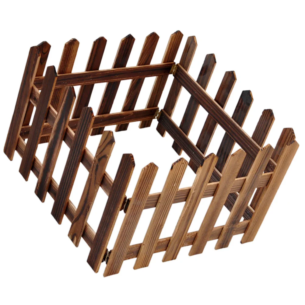 

Garden Fencing Wood Yard Fences Picket Decorative Outdoor Courtyard Partition Trim Flower Pool Decorate