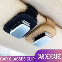 portable car glasses cases ticket card clamp car sun visor sunglasses holder for volvo xc90 xc60 s60 s40 s90 v40 c30 v60 xc40