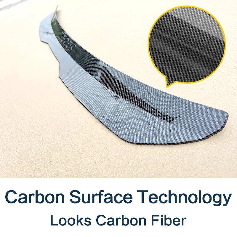 Спойлер на крышу Тип DGS углеродная поверхность задний багажник Крыло ABS Материал