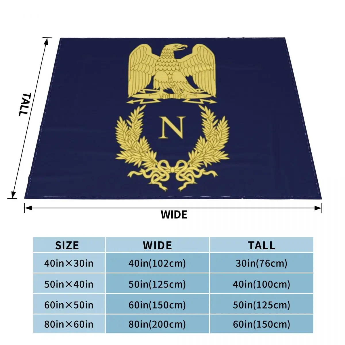 Ультрамягкое Флисовое одеяло Embl Me De Napol на Bonaparte