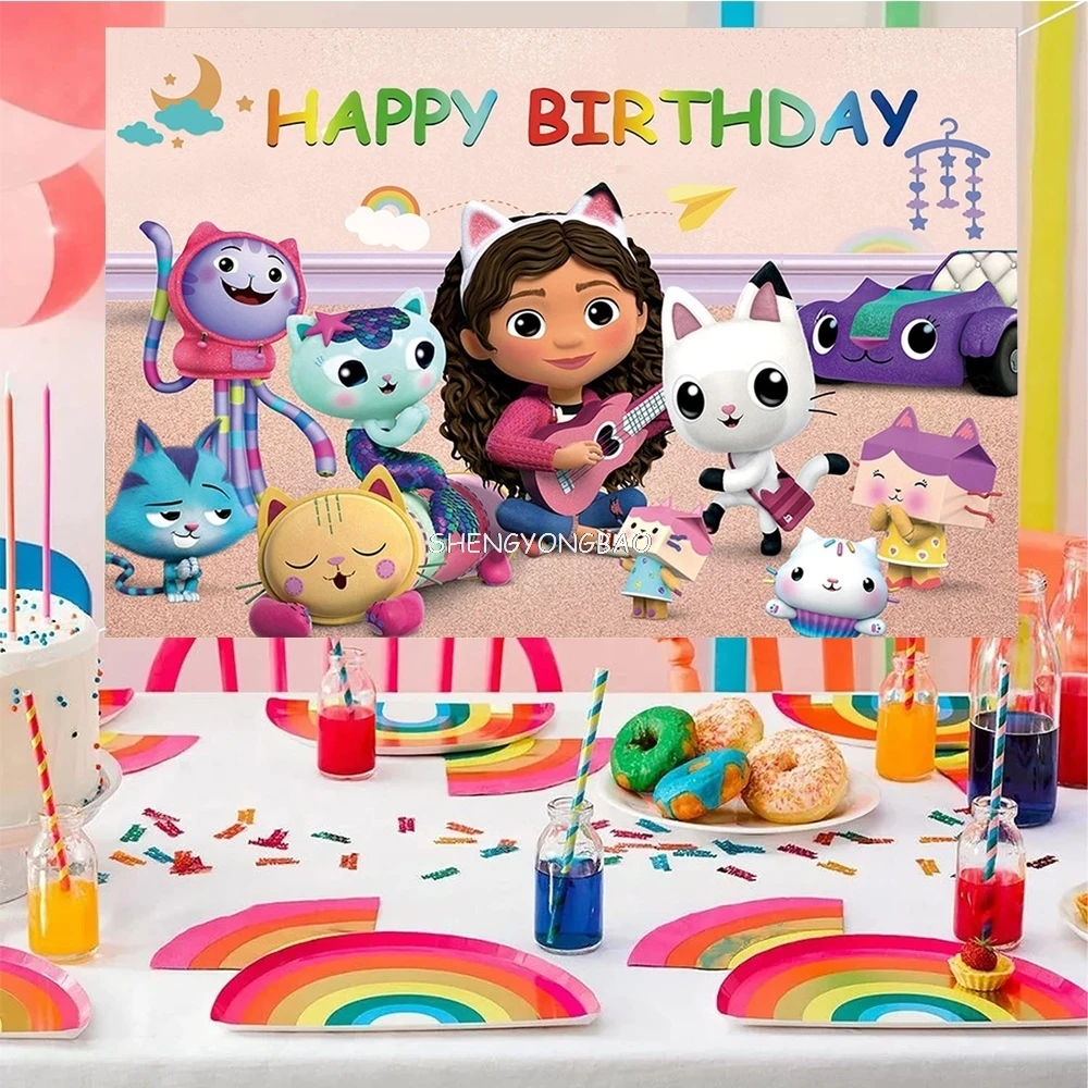 Кукольный домик Габби детские принадлежности для дня рождения украшение фон