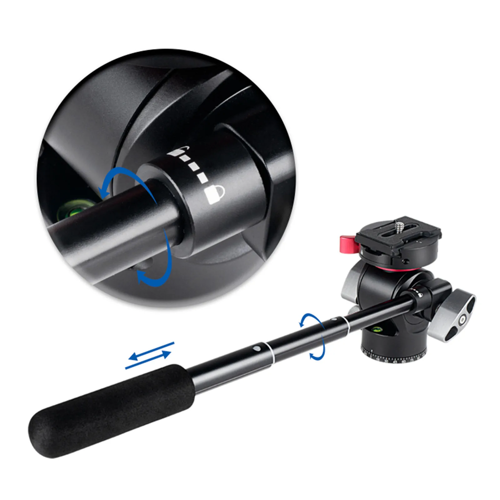 CAVIX VS-02 Профессиональный штатив с гидравлическим демпфирующим подвесом для