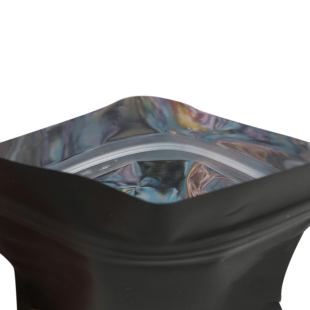 100 шт. различные цвета майларовые пакеты с застежкой-молнией кофе чай хранение