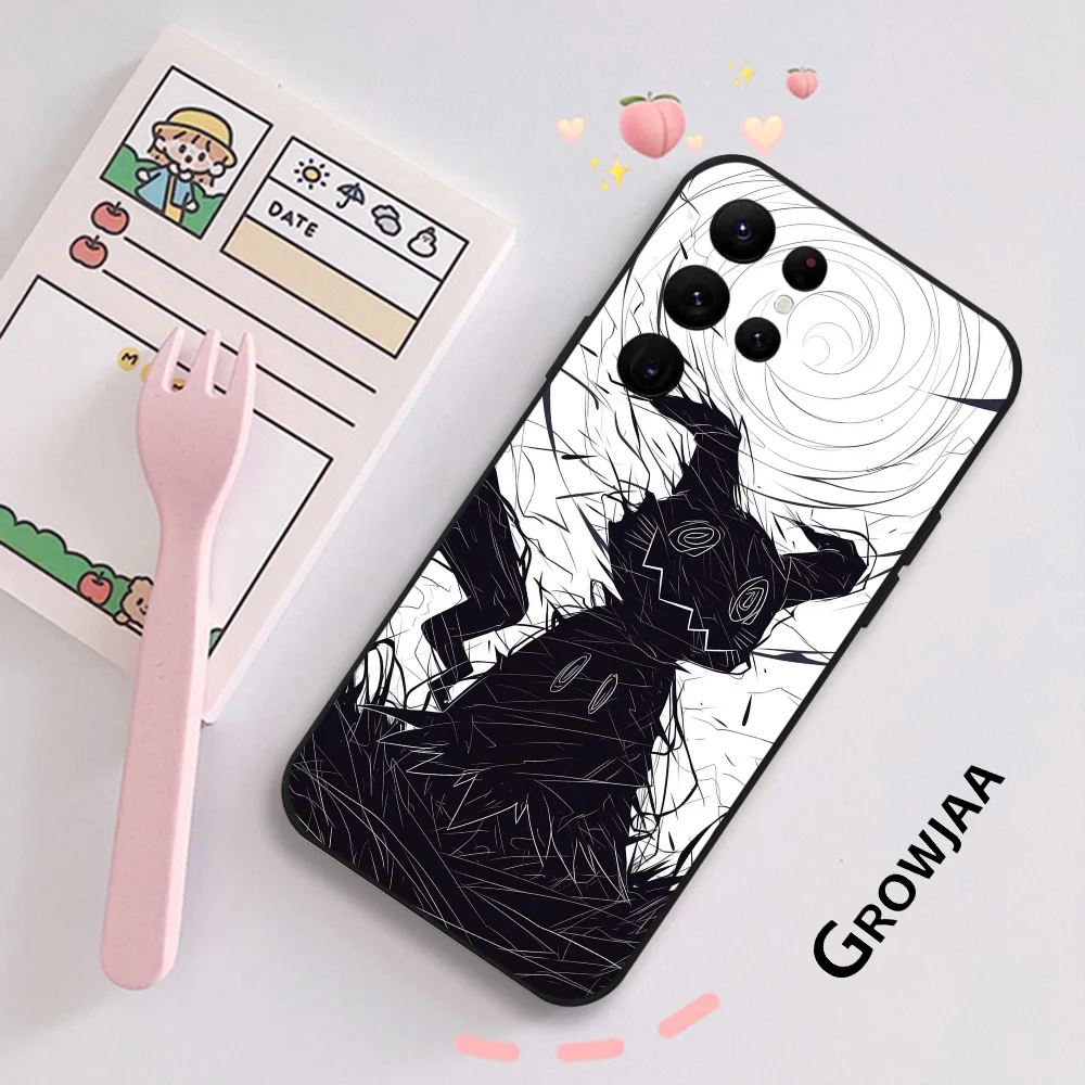 Чехол для телефона Mimikyu Mewtwo Pikachu Samsung Galaxy S24 Ultra S22 S23 S21 S20 5G защитный силиконовый