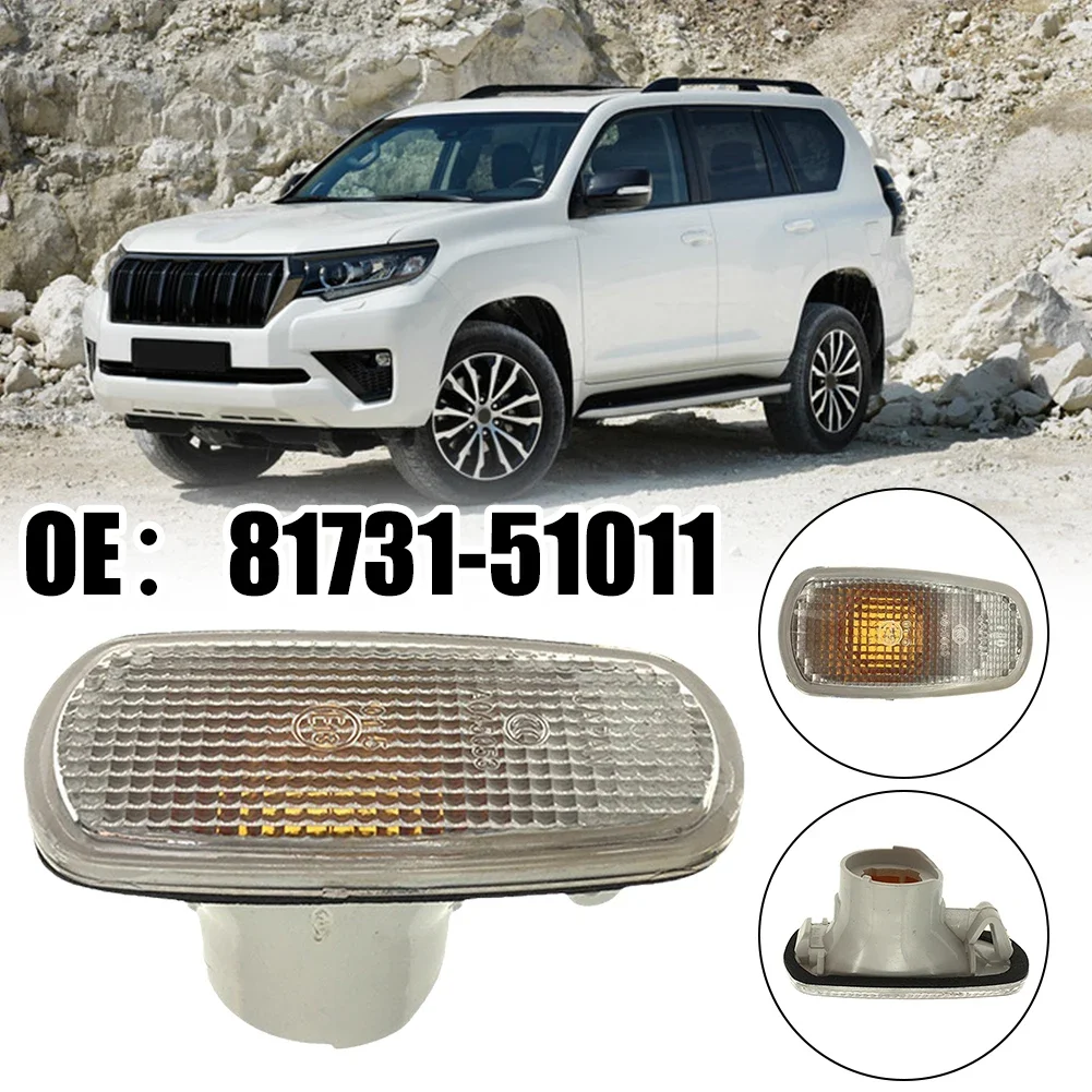 Серый корпус + прозрачный боковой маркер для объектива Задняя крышка корпуса Toyota