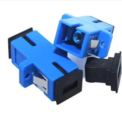 Low Loss SC-SC fiber optic adapter Simplex flange SC UPC coupler SC to SC Connector Fiber Optic Flange Attenuator 0.2dB