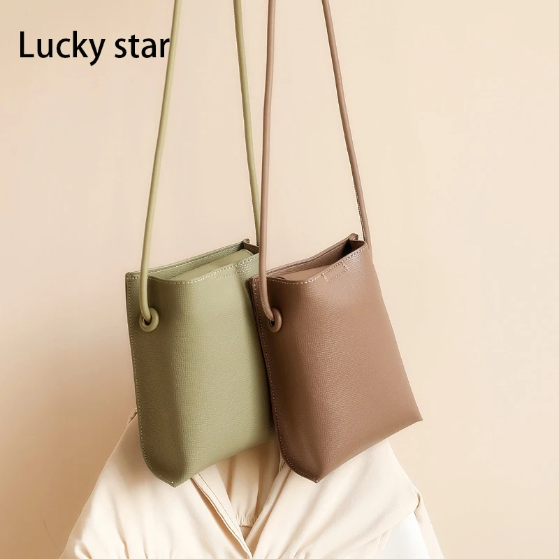 

New Women Pu Leather Handbags Fashion Female Large Capacity Crossbody Bags Small Shoulder Bags for Phone Wallet Solid Flap Free