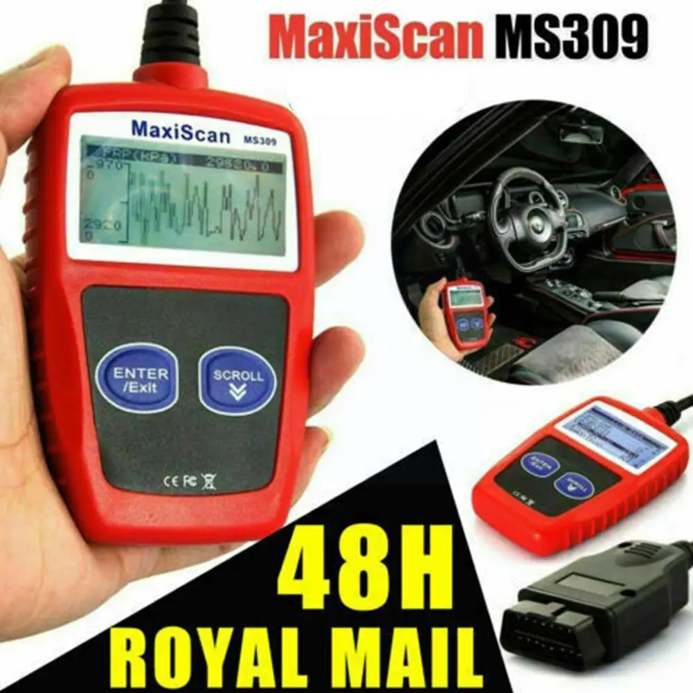 

MS309 OBD2 сканер многоязычный Автомобильный сканер Диагностика 2 EOBD инструмент для двигателя MS309 инструмент MS309 ODB Au Q0W1