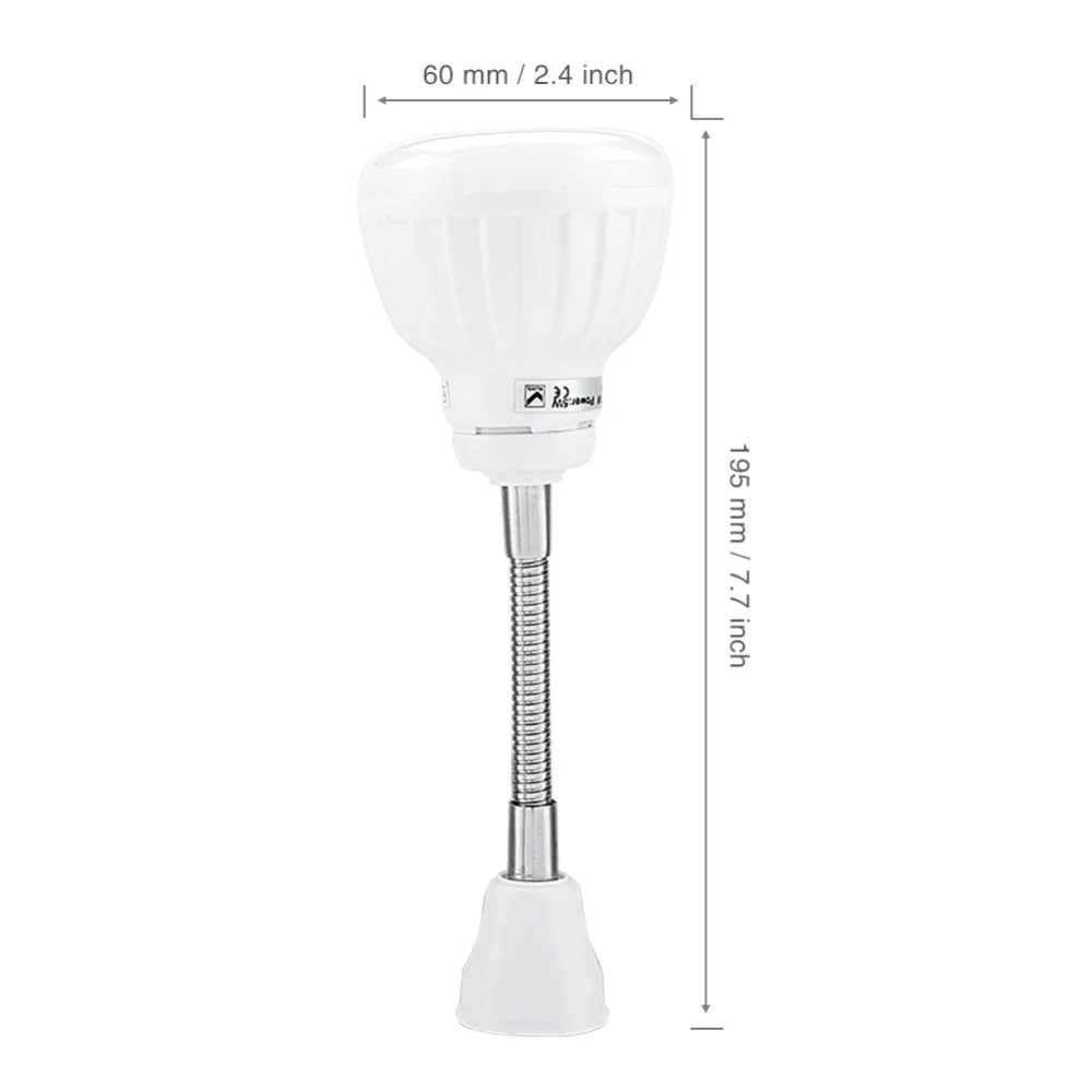 Светодиодная лампа 5W с датчиком движения PIR, теплый белый свет 2700-3200K, 360° °   Поворотный светильник с датчиком движения 400-450 лм, подключаемый к сети, для гаража (art.: 3920da8cc4427) - 3920da8cc4427