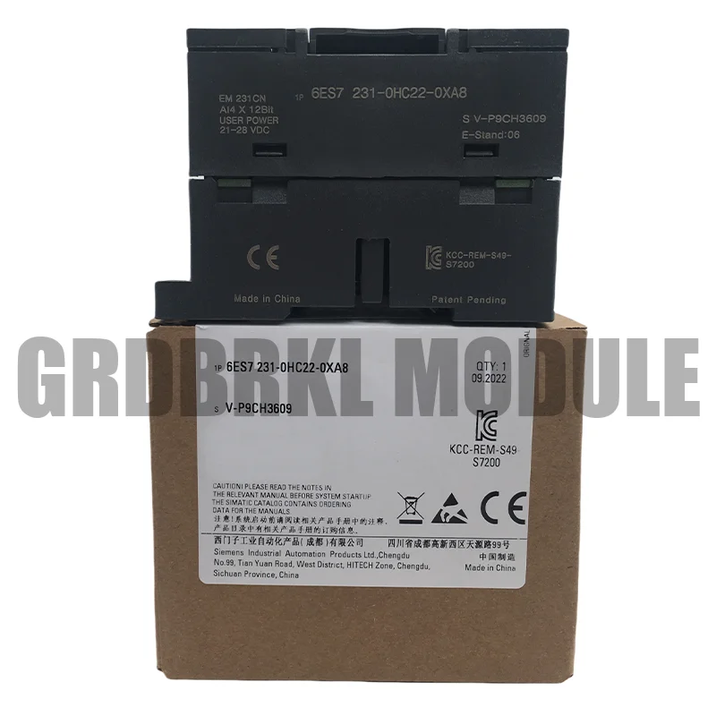 Новый оригинальный 6ES7231-0HC22-0XA8 6EP1332-4BA00 6ES7590-1AB60-0AA0