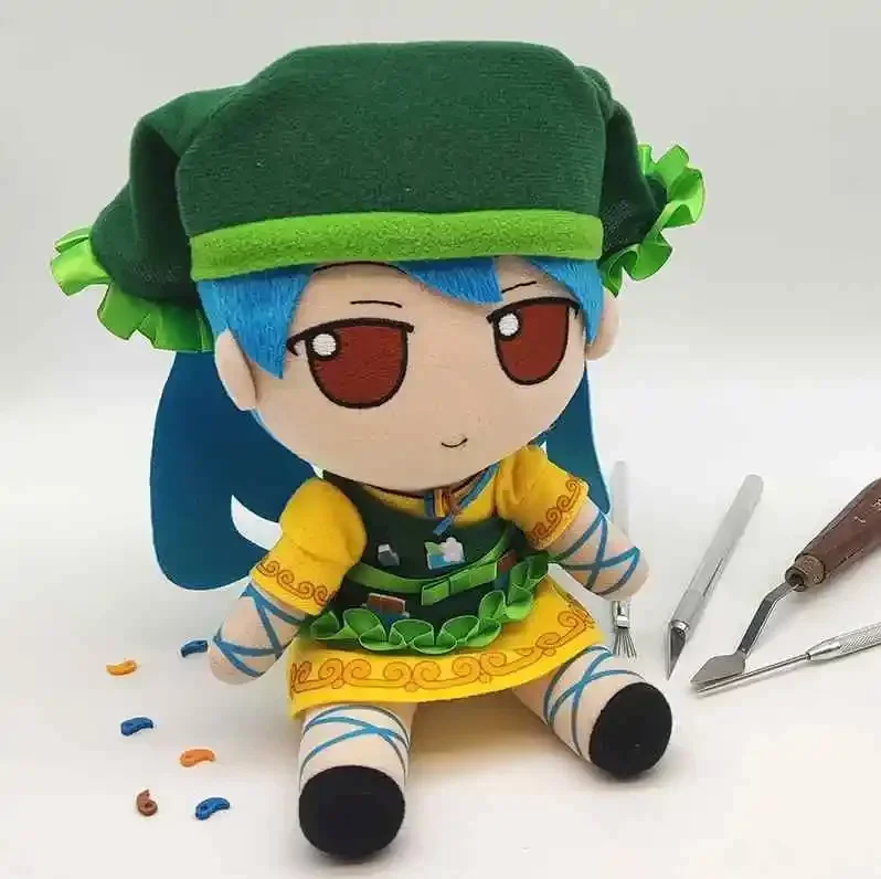 20 см аниме TouHou Project Fumo Haniyasushin Keiki милая фигурка сидячая подушка косплей Kawaii