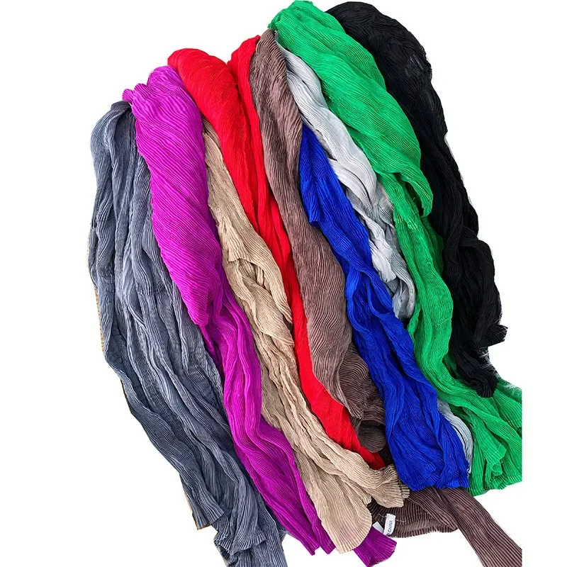 Плиссированная женская футболка ALSEY Miyake с длинным рукавом пикантная однотонная