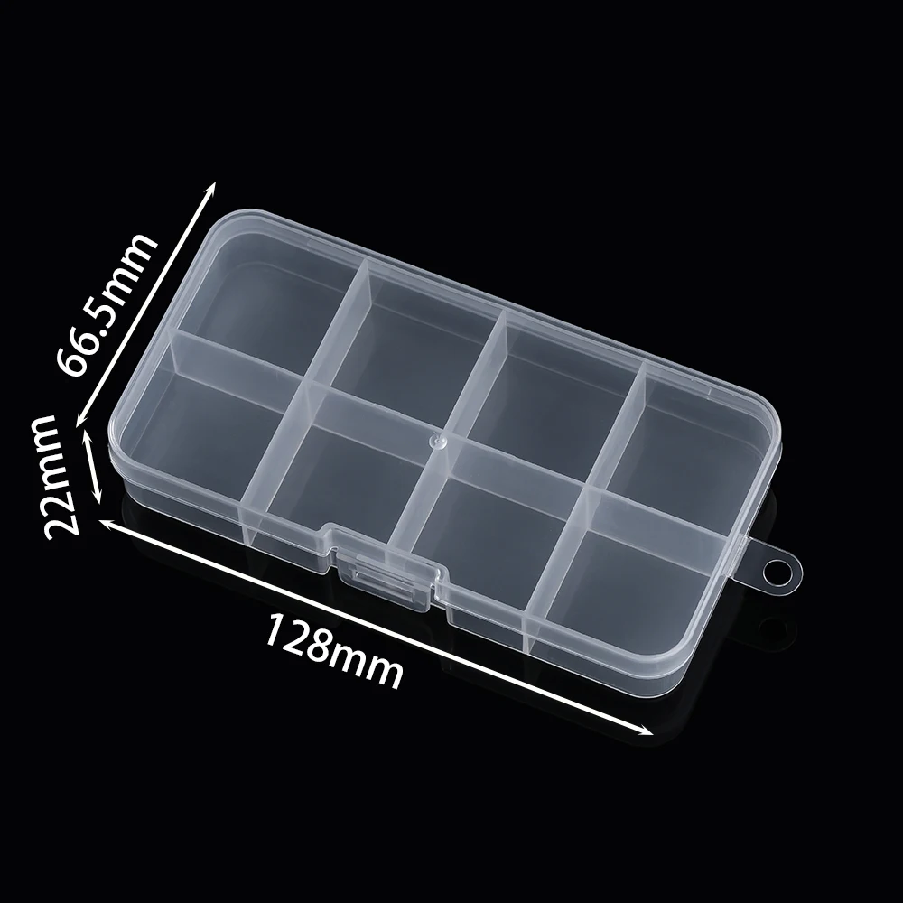 Прозрачный пластиковый контейнер для хранения украшений 7/8 сетка