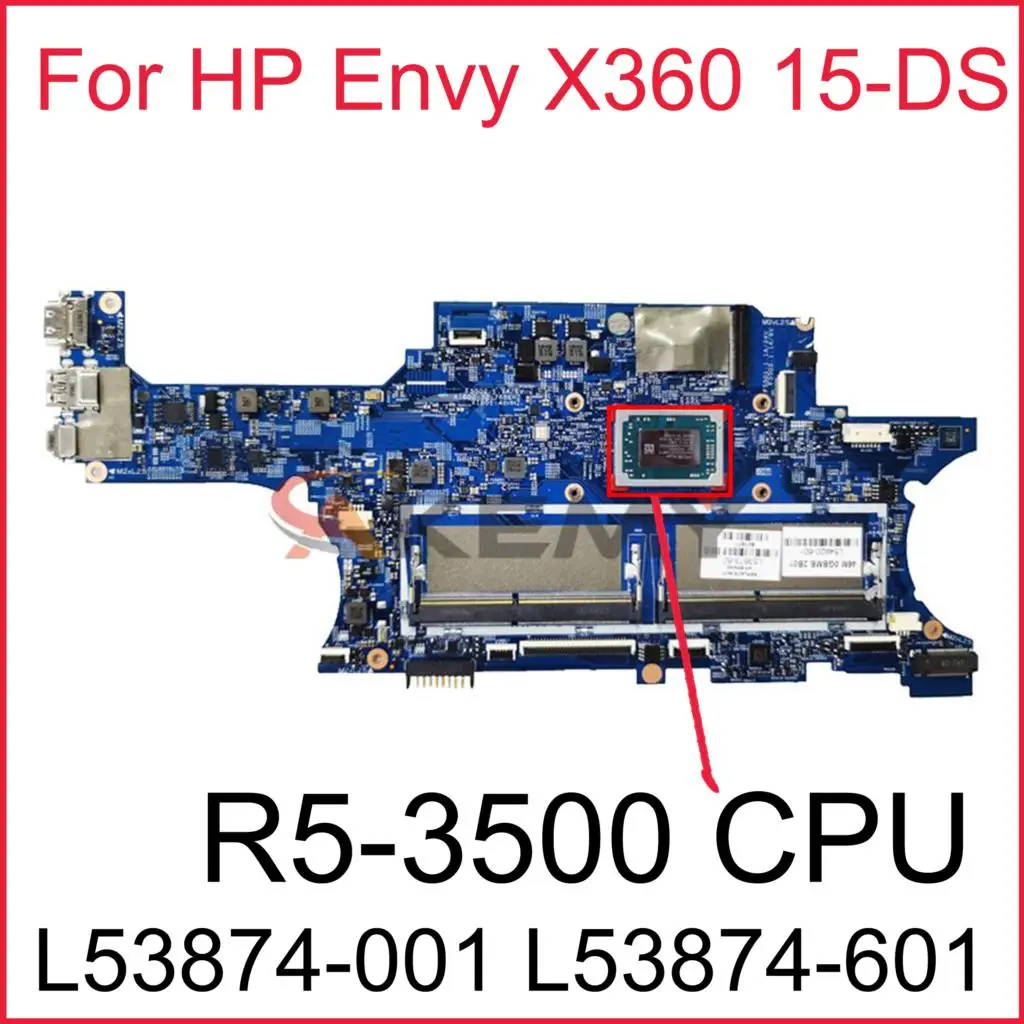 

Материнская плата 18747-1 для ноутбука HP Envy X360 15-DS 15M-DS с процессором R5-3500