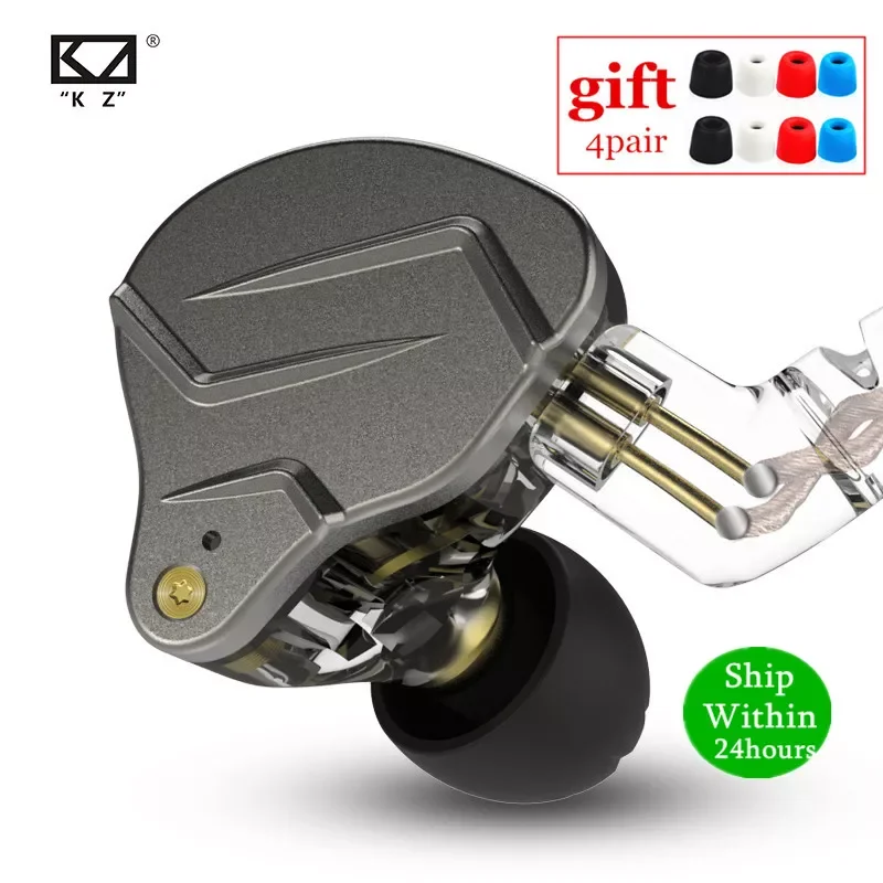 

Newest KZ ZSN PRO 1BA+1DD Hybrid technology HIFI Metal In Ear Earphones Bass Earbud Sport Noise Cancelling Headset ZS10 PRO ZSX