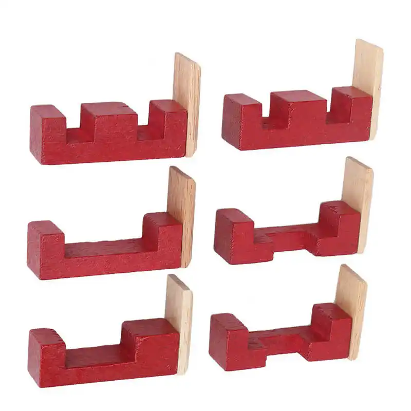 Деревянная игрушка-пазл с блокировкой деревянная игрушка-разблокировка