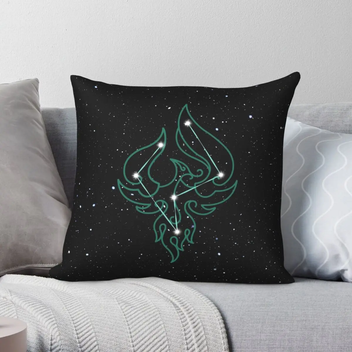 

Xiao Constellation Genshin Impact Square Pillowcase Polyester Linen Velvet Printed Zip Decor Throw Pillow Case Bed Cushion Cover