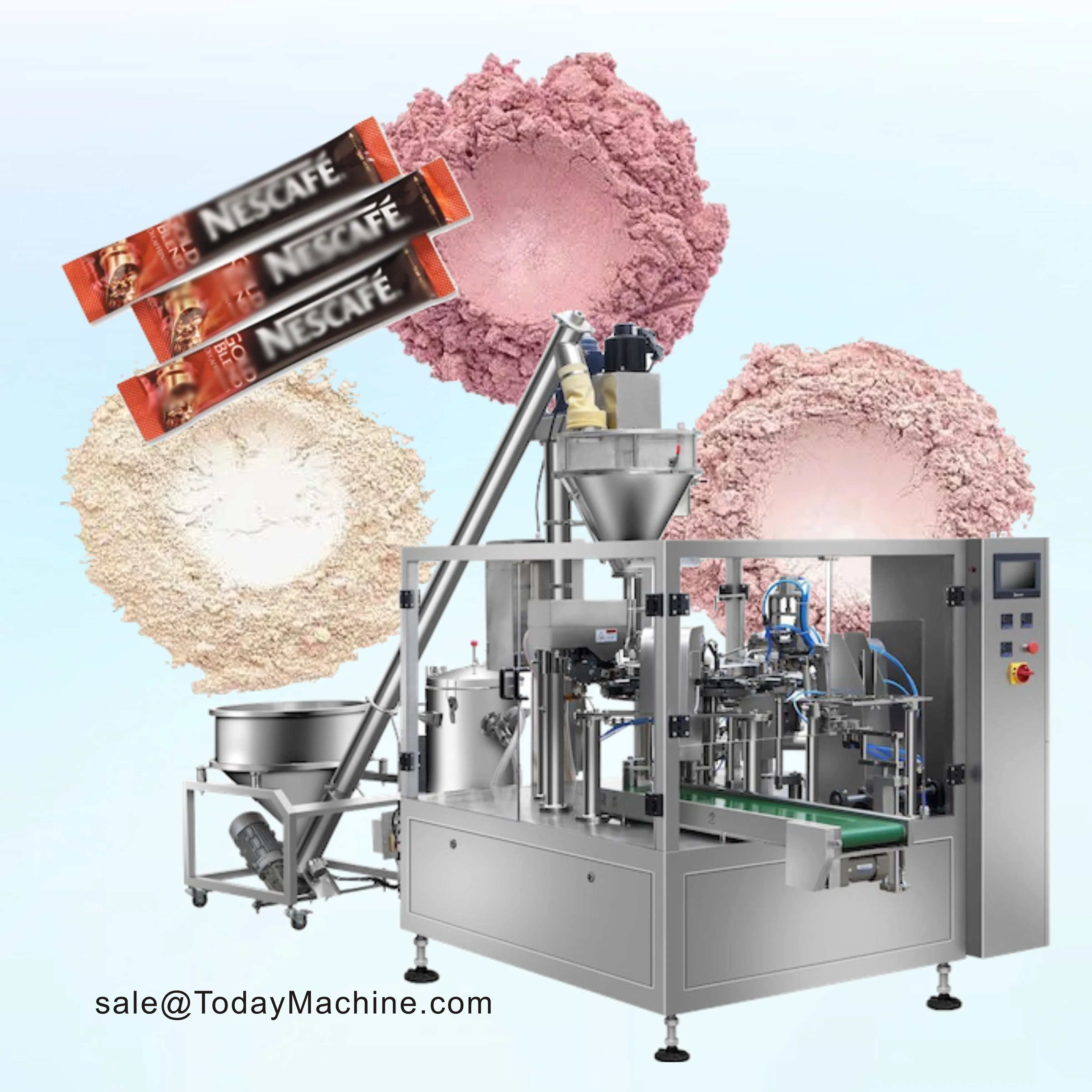 Автоматический для дой-паков роторная упаковочная машина готовых мешков с